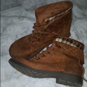 Suede Brown Boots size 9.5